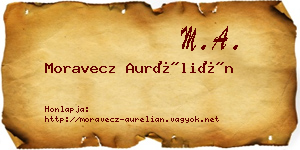Moravecz Aurélián névjegykártya